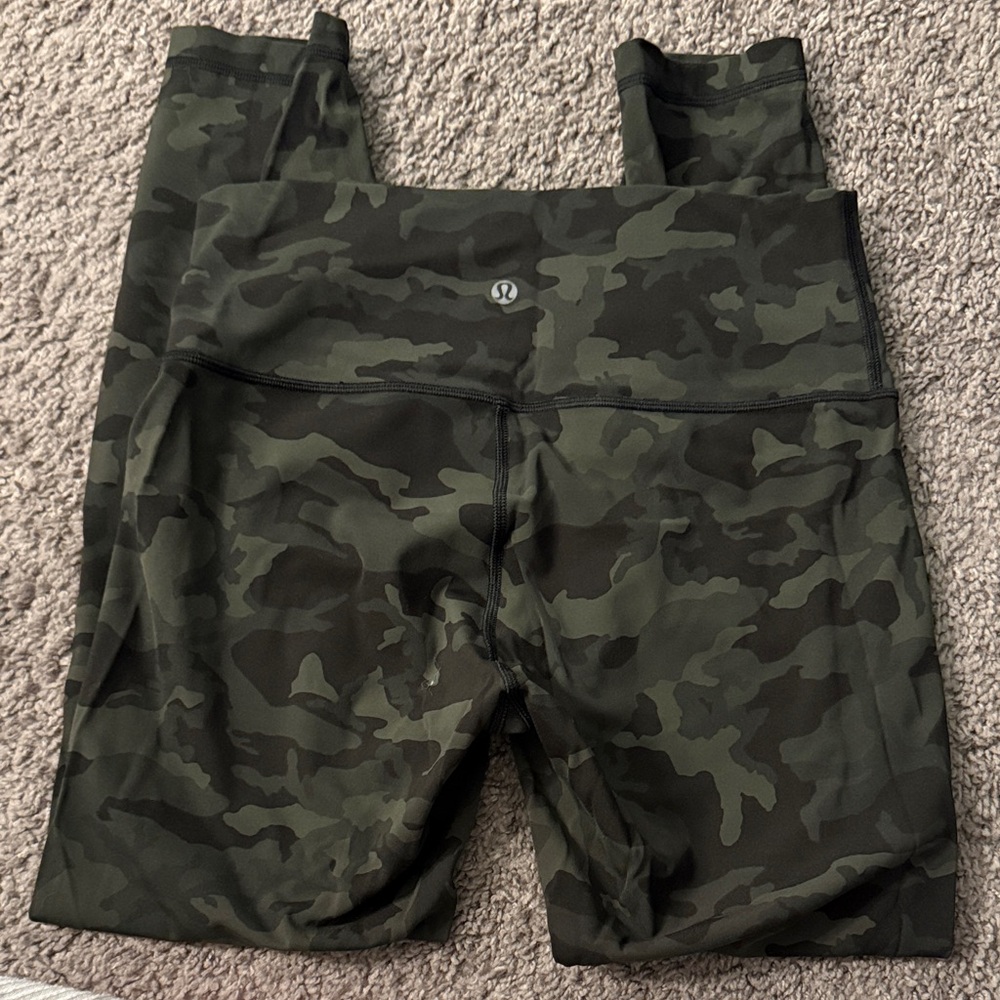 lululemon athletica Camouflage Leggings - Dark Green